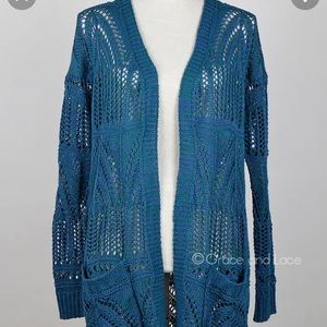 Grace and Lace oversized pocket cardigan